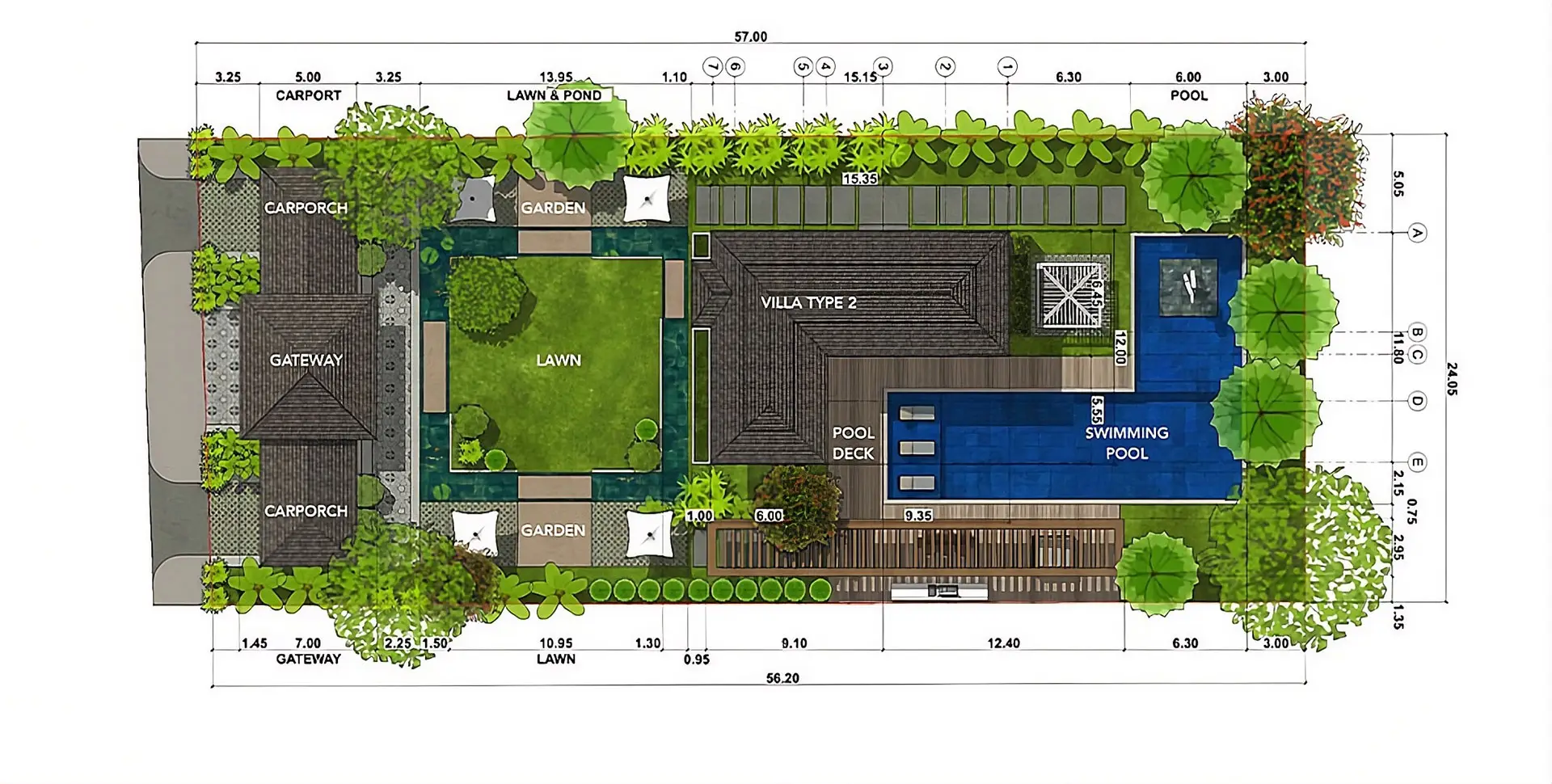 Thiết kế dinh thự tại Noble Rivera - Mẫu 1