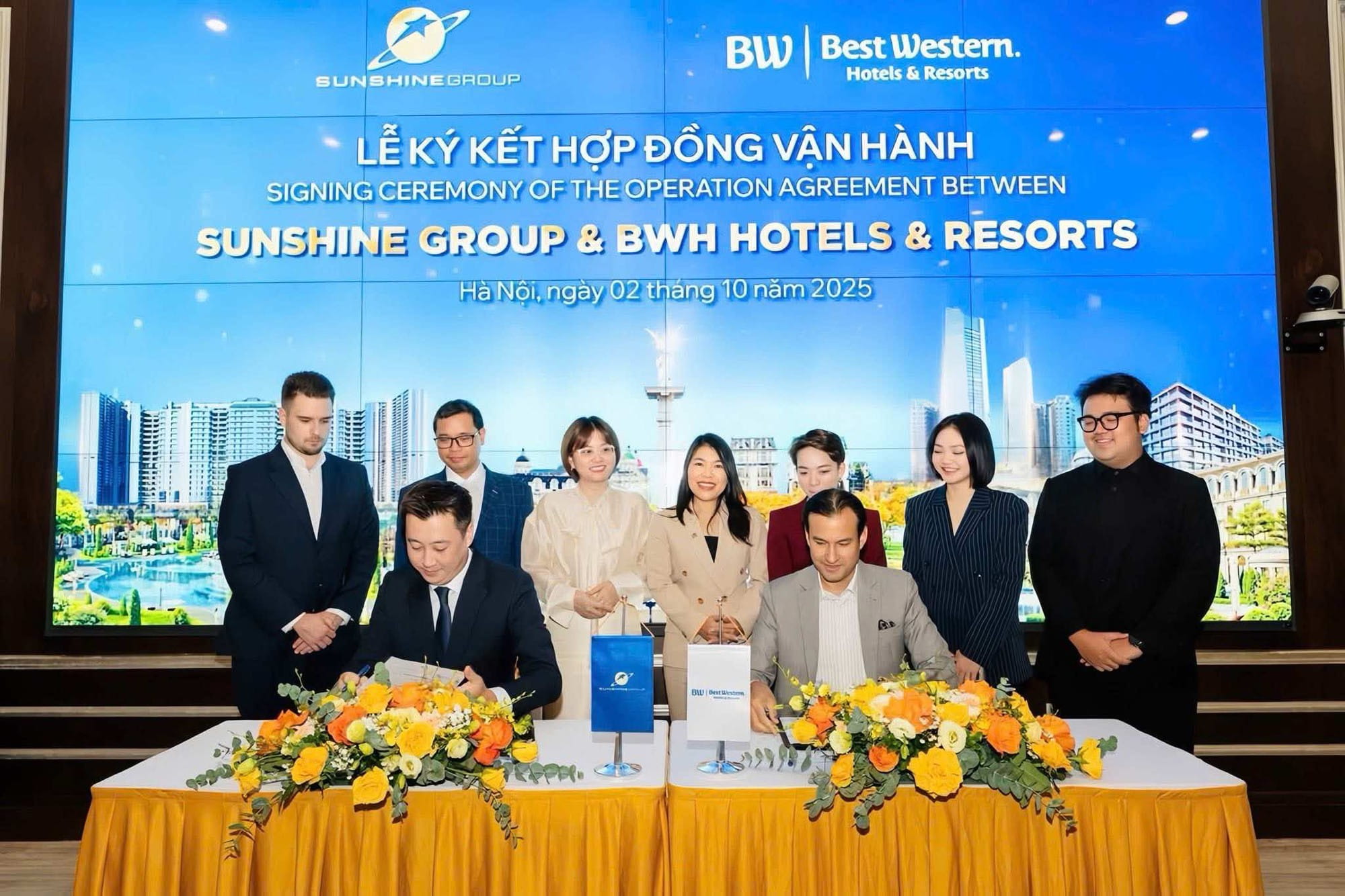 Sunshine Group hợp tác cùng BWH Hotels